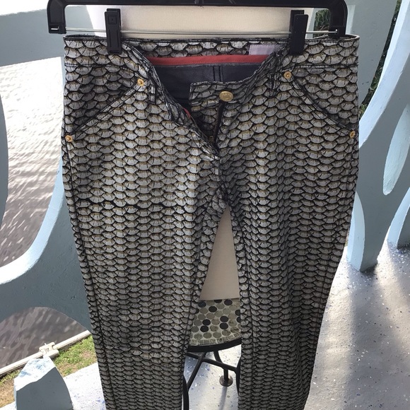 Sass & Bide Sing Brother Exotic Print Skinny Jeans Designed in Australia - Picture 4 of 8